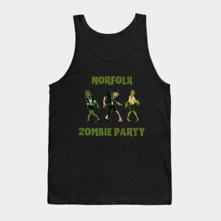 Norfolk Zombie Party - Green Tank Top